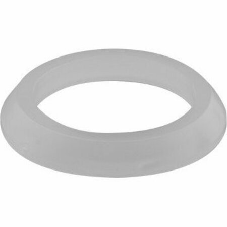 BSC PREFERRED Washers for Slip-Joint Fittings Plastic Adapter for 1-1/4 x 1-1/2 Tube OD, 100PK 2610K63